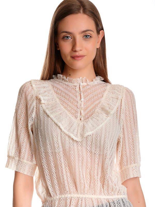 Nastrovje Potsdam Vive Maria For Colette Damen Schlupfbluse creme Günstiger Verkauf