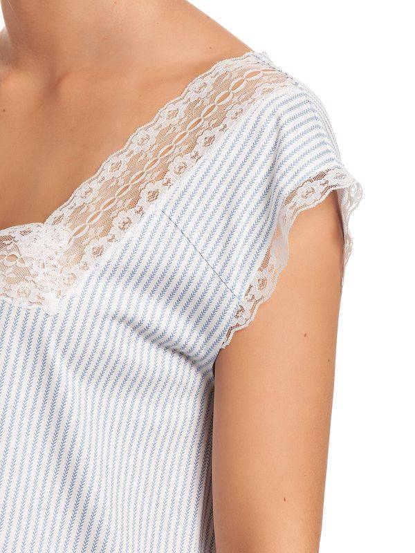 Nastrovje Potsdam Vive Maria Penelope Summer Damen Pyjama blau allover Sonderangebot