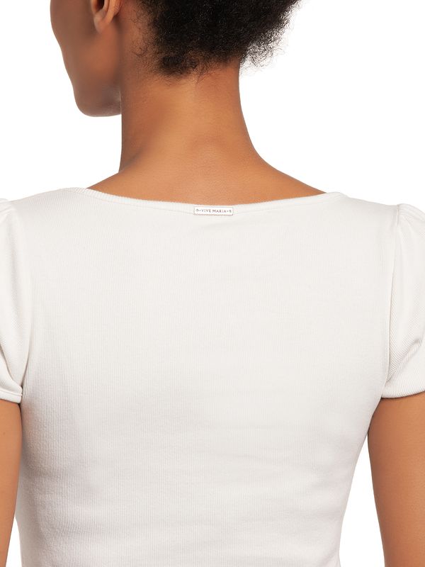 Nastrovje Potsdam Vive Maria Princess Rib Damen T-Shirt creme Versandkostenfrei