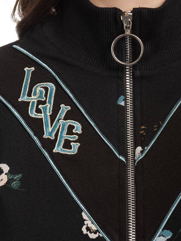 Nastrovje Potsdam Vive Maria Floral Sport Damen Blouson schwarz allover Online Outlet
