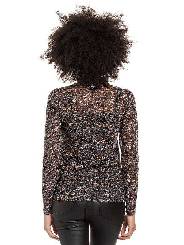 Nastrovje Potsdam Vive Maria Ending Summer Tulle Damen Langarmshirt schwarz allover Exklusive Angebote