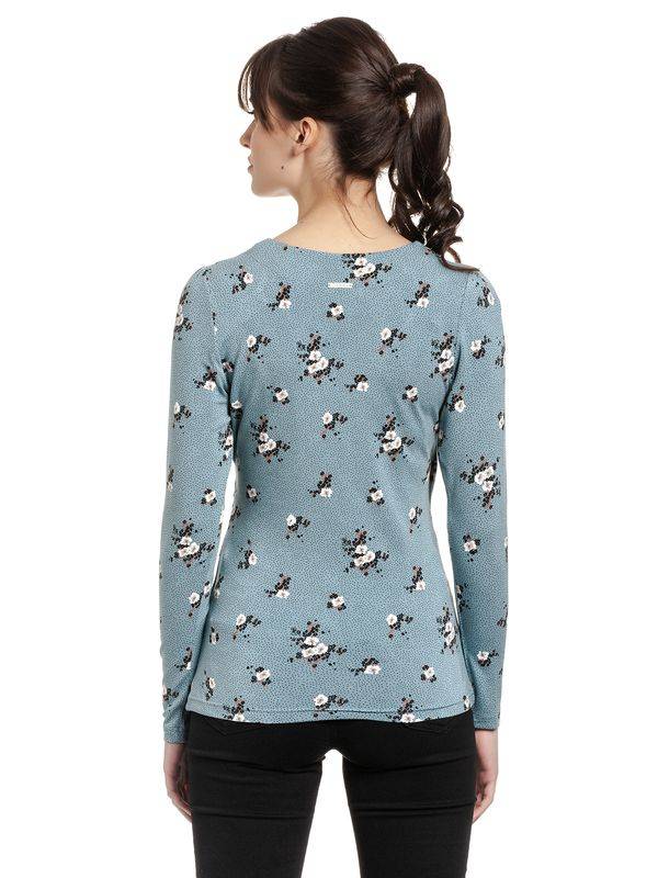 Nastrovje Potsdam Vive Maria Waiting For You Damen Langarmshirt blau allover Saisonale Angebote