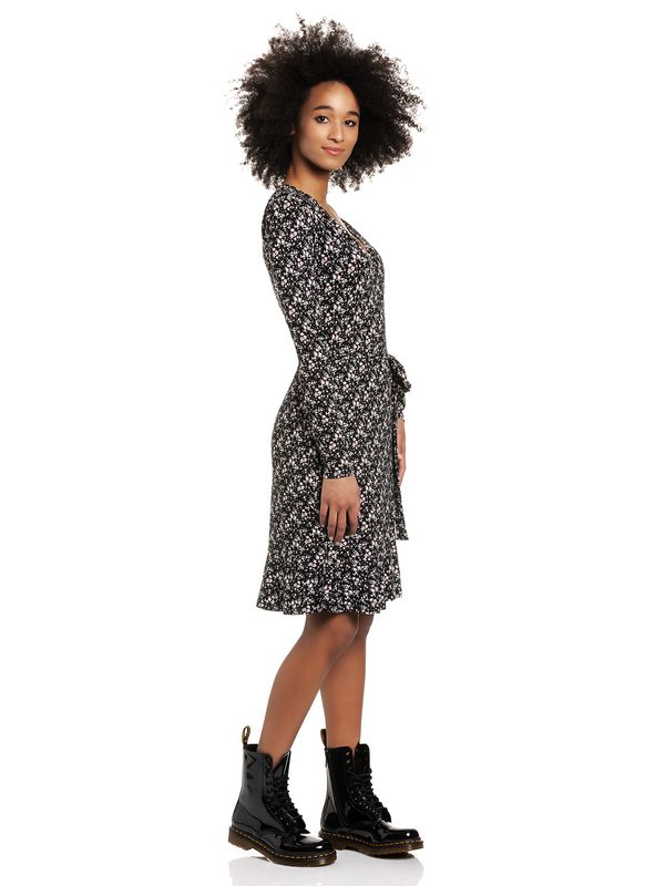 Nastrovje Potsdam Vive Maria French Girl Damen Wickelkleid schwarz allover Tägliche Deals