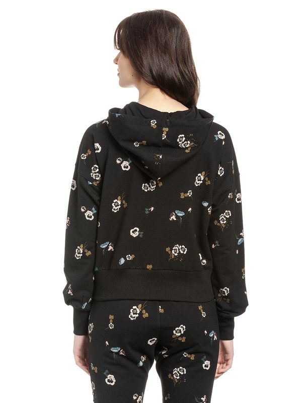 Nastrovje Potsdam Vive Maria Floral Sport Damen Kapuzenpullover schwarz allover Sonderangebote