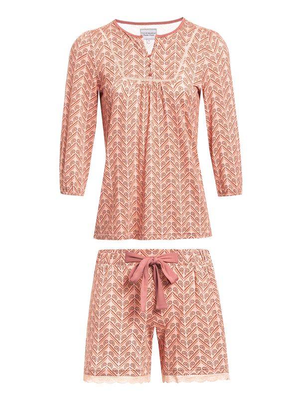 Nastrovje Potsdam Vive Maria Mellow Love Damen Pyjama rose allover Super Sparpreis