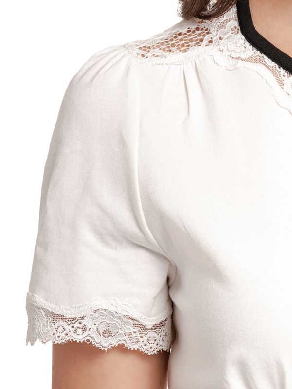 Nastrovje Potsdam Vive Maria Nostalgie Ripp Damen Pyjama creme/allover Letzte 2 Tage