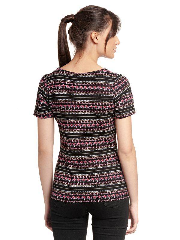 Nastrovje Potsdam Vive Maria Midsummer Damen T-Shirt schwarz allover Zeitbegrenzte Promotion
