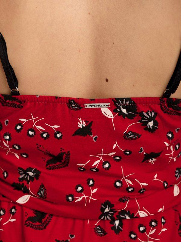 Nastrovje Potsdam Vive Maria Red Summer Damen Trägerkleid rot allover Riesige Rabatte