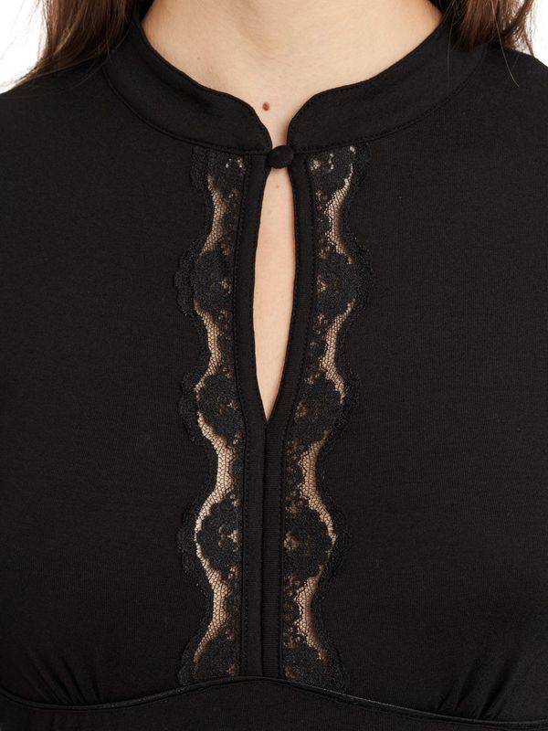 Nastrovje Potsdam Vive Maria Black Saigon Damen Stehkragenshirt schwarz Fabrikladen