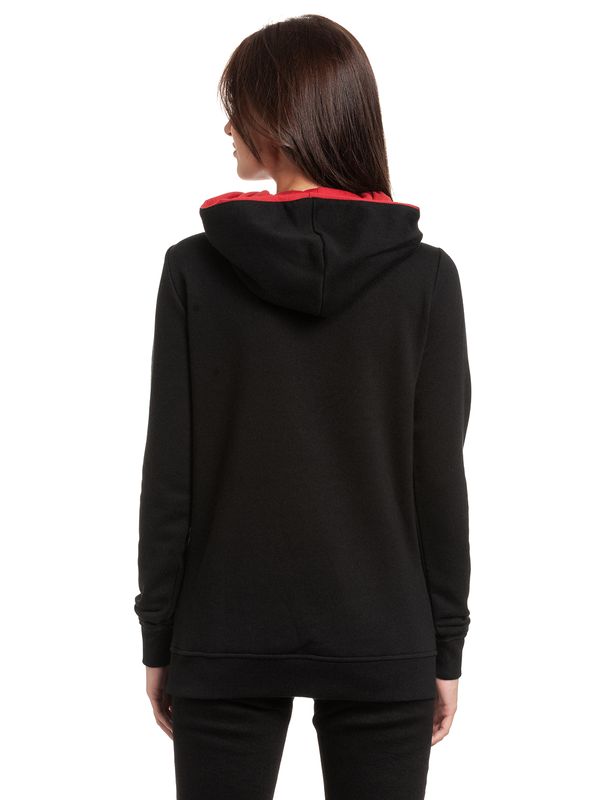 Nastrovje Potsdam The Mandalorian Grogu Hungry Damen Schalkragenpullover schwarz/rot Black Friday Preise