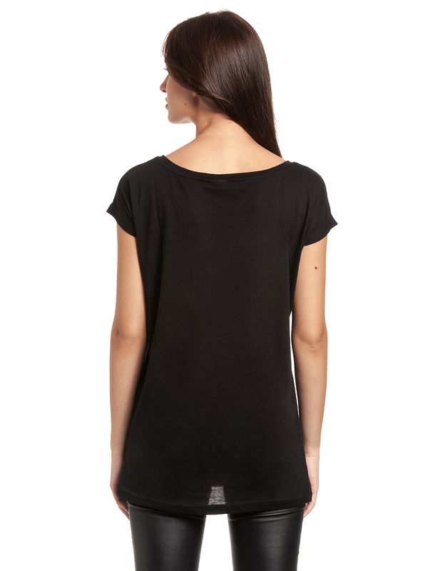 Nastrovje Potsdam Loki Ticking Damen Loose-Shirt schwarz zollfrei