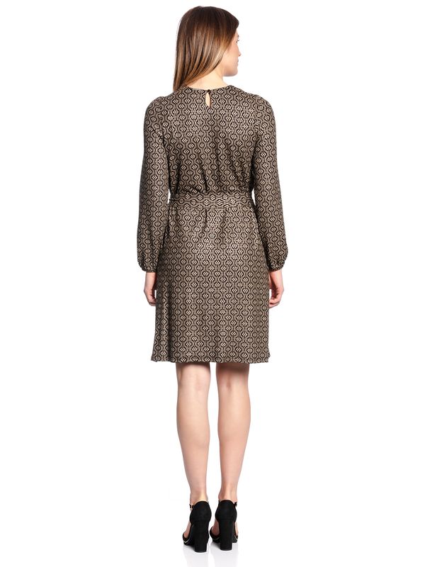 Nastrovje Potsdam Vive Maria Golden Love Damen A-Linien-Kleid schwarz allover Kostenloser Versand