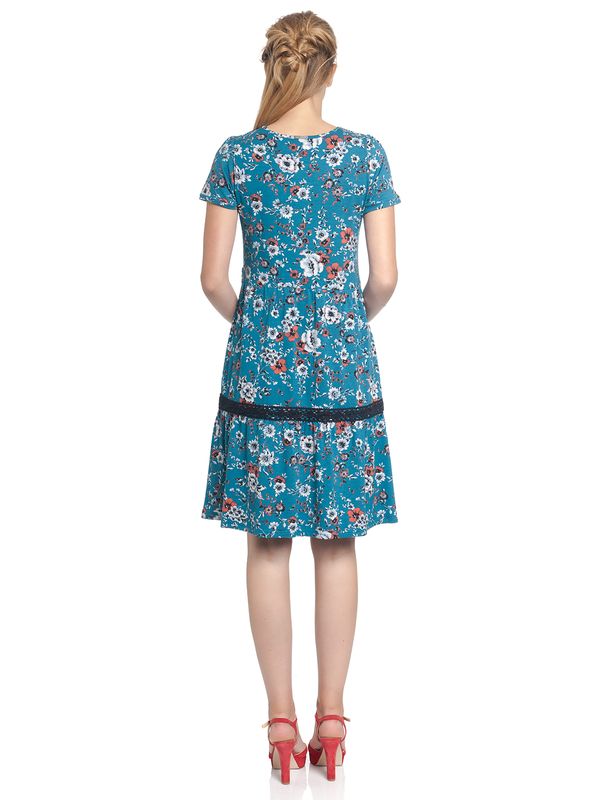 Nastrovje Potsdam Vive Maria Flower Damen Jerseykleid azur allover Sonderangebot