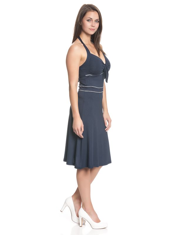 Nastrovje Potsdam Vive Maria Big Sea Holderneck Damen Kleid Dunkelblau Versandkostenfrei