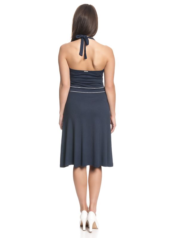 Nastrovje Potsdam Vive Maria Big Sea Holderneck Damen Kleid Dunkelblau Versandkostenfrei