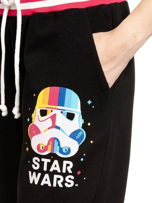 Nastrovje Potsdam Star Wars Stormtrooper Stripes Damen Homewearpants schwarz Flash Sale