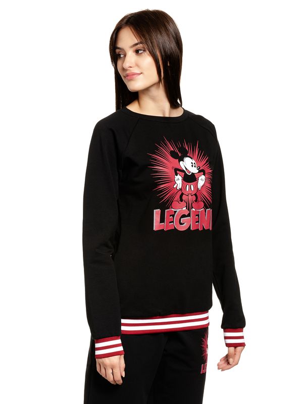 Nastrovje Potsdam Mickey & Minnie Mouse Mickey Mouse Legend Damen Sweatshirt schwarz Begrenztes Angebot