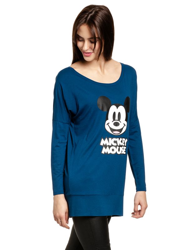 Nastrovje Potsdam Mickey & Minnie Mouse Mickey Mouse Damen Langarmshirt blau Preisnachlass