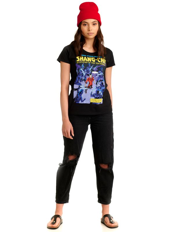 Nastrovje Potsdam Shang-Chi Comic T-Shirt Damen T-Shirt schwarz Black Friday