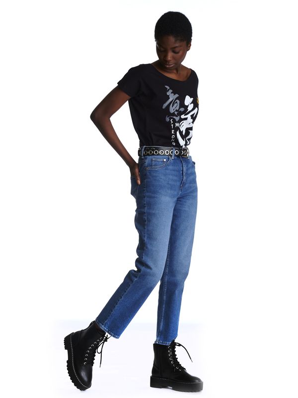Nastrovje Potsdam Mulan Bold Spirit Damen Loose-Shirt schwarz Muttertagsangebot