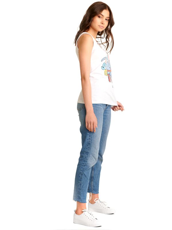 Nastrovje Potsdam Dumbo Smile Damen Tanktop weiss Jubiläumsangebot