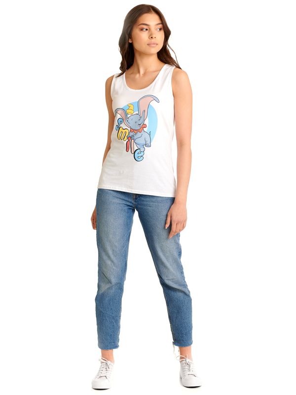 Nastrovje Potsdam Dumbo Smile Damen Tanktop weiss Jubiläumsangebot