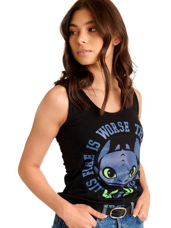 Nastrovje Potsdam Dragons, Drachenzähmen leicht gemacht Bright Eyes Damen Tanktop schwarz Heißer Verkauf