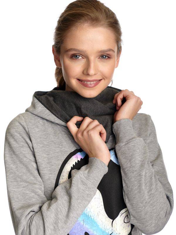 Nastrovje Potsdam Dragons, Drachenzähmen leicht gemacht Night&Light Damen Schalkragenpullover grau meliert Top Angebot