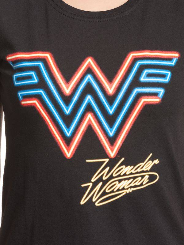 Nastrovje Potsdam Wonderwoman Retro Damen T-Shirt schwarz Sonderangebote