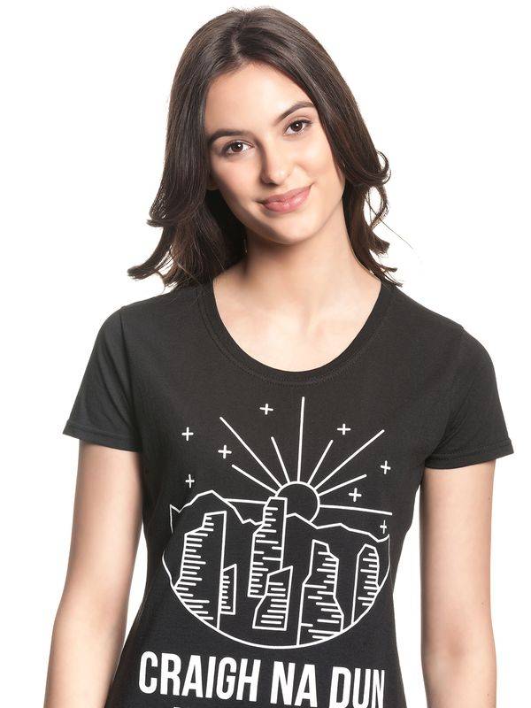 Nastrovje Potsdam Outlander Damen T-Shirt schwarz VIP-Rabatte