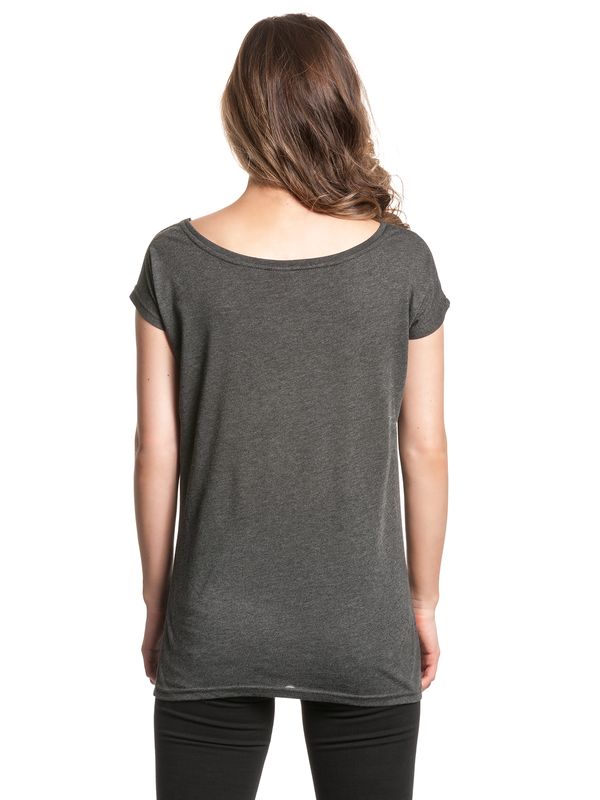 Nastrovje Potsdam Outlander Thousand Kisses Damen Loose-Shirt dunkelgrau meliert Tiefpreis