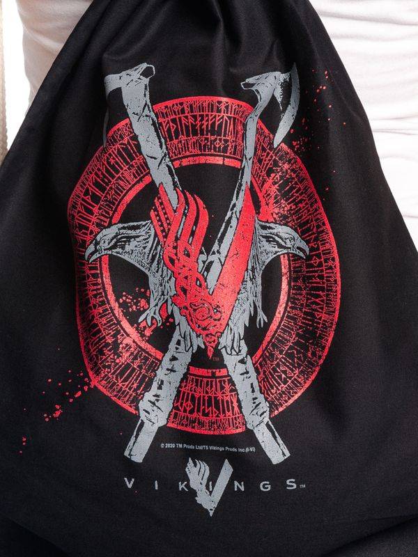 Nastrovje Potsdam Vikings Axe&Raven Gymbag schwarz Wochenangebot