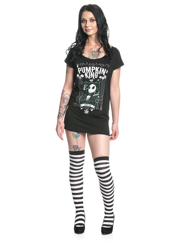 Nastrovje Potsdam The Nightmare Before Christmas King Jack Damen Loose-Shirt schwarz Letzte 3 Tage
