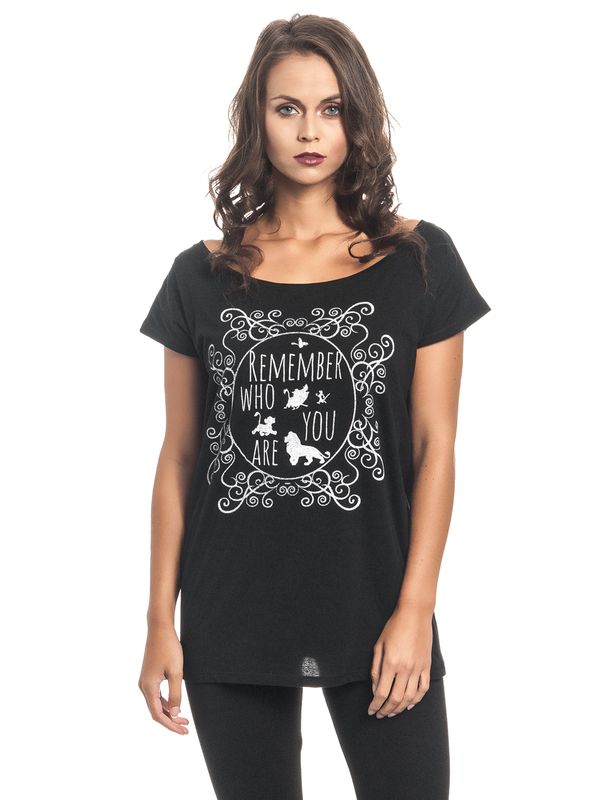 Nastrovje Potsdam König der Löwen Remember Who You Are Damen Loose-Shirt schwarz JETZT KAUFEN