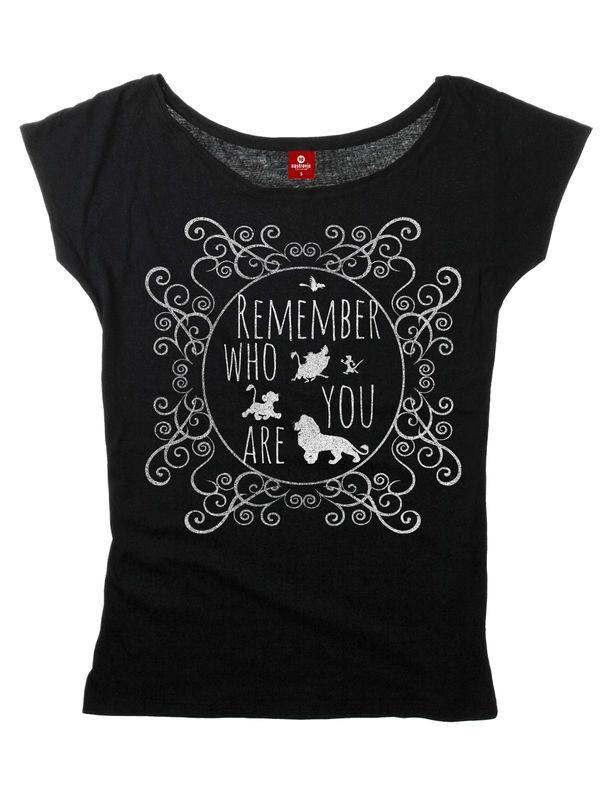 Nastrovje Potsdam König der Löwen Remember Who You Are Damen Loose-Shirt schwarz JETZT KAUFEN