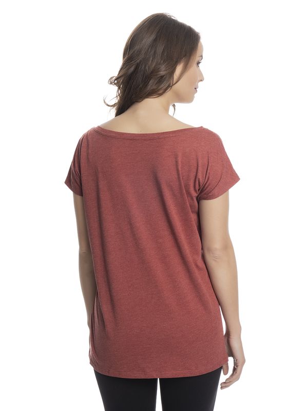 Nastrovje Potsdam Winnie the Pooh Different Damen Loose-Shirt rot meliert Letzter Tag