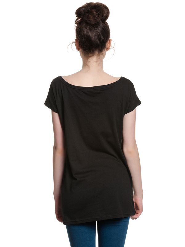 Nastrovje Potsdam Alice im Wunderland Mad Here Smile Damen Loose-Shirt schwarz Bis zu 60% Rabatt