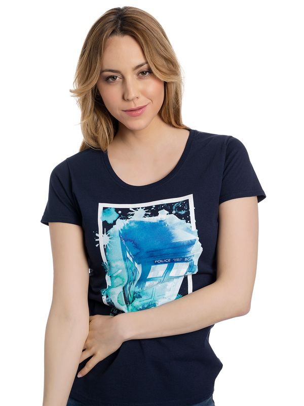 Nastrovje Potsdam Doctor Who I Am Just A Bloke Damen T-Shirt marine Sonderangebot der Fabrik