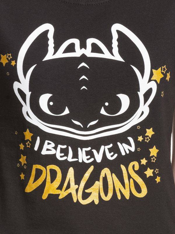 Nastrovje Potsdam Dragons, Drachenzähmen leicht gemacht I Believe In Dragons Damen T-Shirt schwarz Nur noch ein Tag übrig