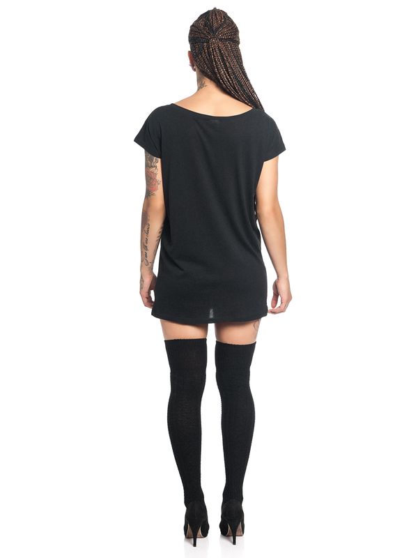 Nastrovje Potsdam Alice im Wunderland Stay Weird Damen Loose-Shirt schwarz 50% Rabatt mit kostenlosem Versand