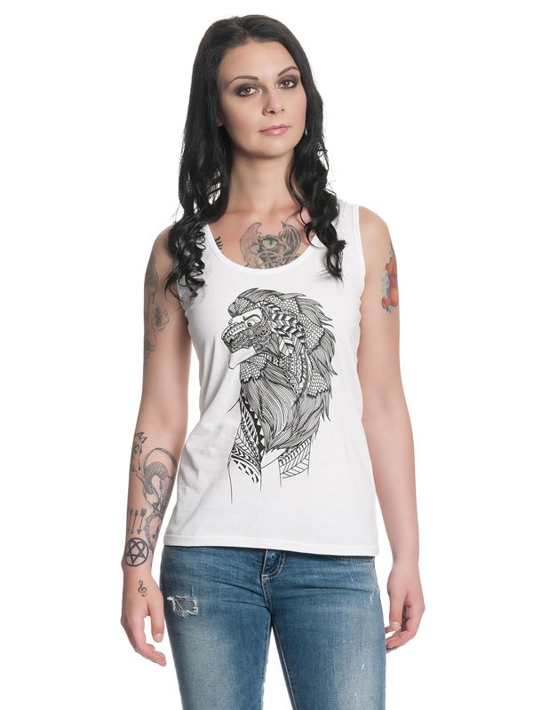 Nastrovje Potsdam König der Löwen Lion Ink Damen Tanktop weiss Im Verkauf