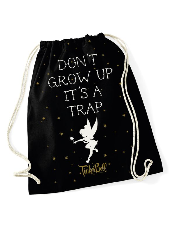 Nastrovje Potsdam Tinkerbell Don&#039;t Grow Up Gymbag schwarz 2025