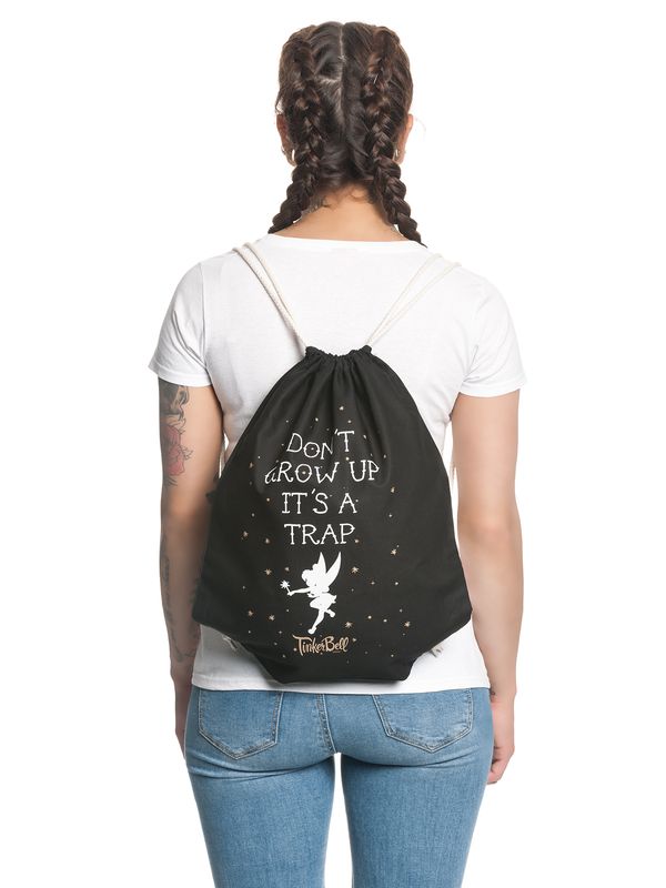 Nastrovje Potsdam Tinkerbell Don&#039;t Grow Up Gymbag schwarz 2025