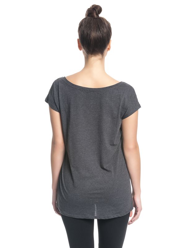 Nastrovje Potsdam Sesamstrasse Me Love Cookie Damen Loose-Shirt dunkelgrau meliert Schlussverkauf