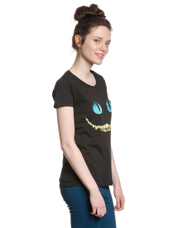 Nastrovje Potsdam Alice im Wunderland Smile Damen T-Shirt schwarz Meist gekauft