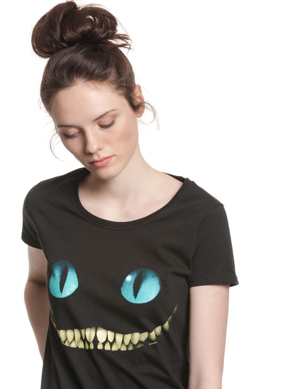 Nastrovje Potsdam Alice im Wunderland Smile Damen T-Shirt schwarz Meist gekauft
