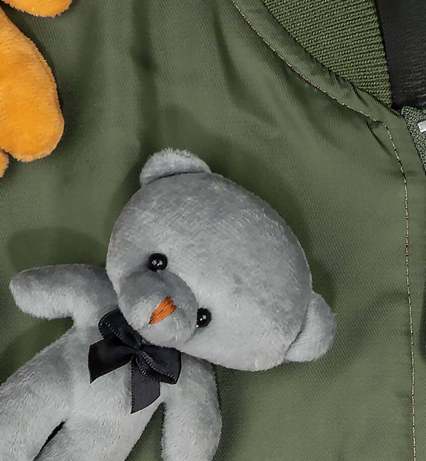 ﻿NIL+MON Bomber Jacket "Bear Gang" Begrenzte Freigabe