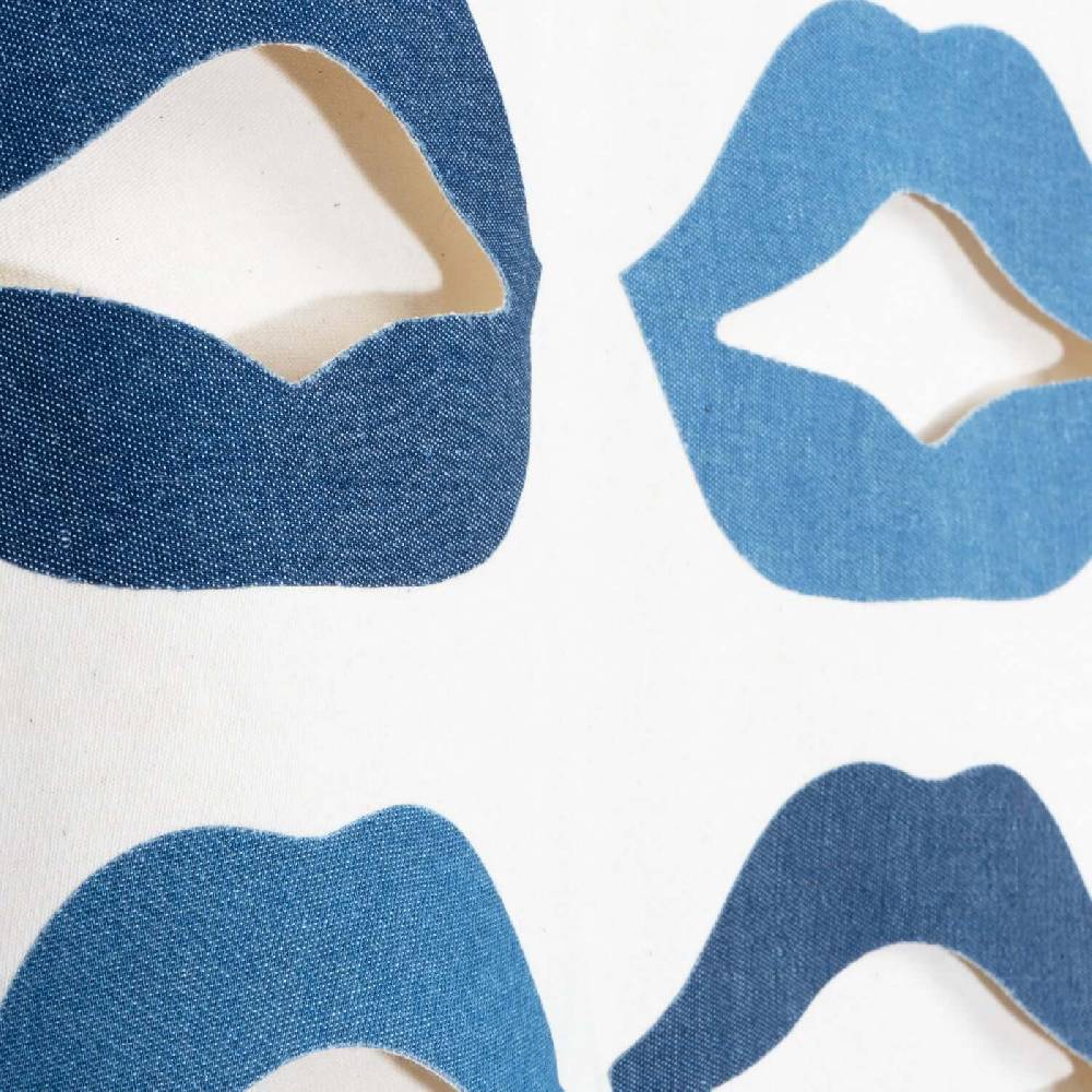 NIL+MON Oversize Tee "Denim Lips" Bis zu 65% Rabatt