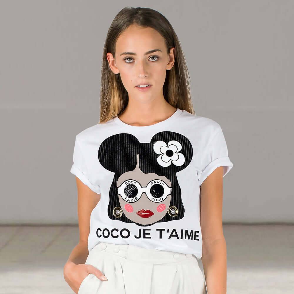 NIL+MON T-Shirt "Coco Je" Speichern exportieren