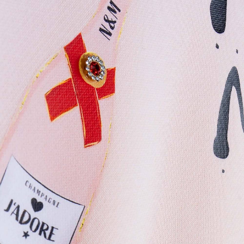 NIL+MON Sweatshirt "Champagne Girl" Sonderangebot